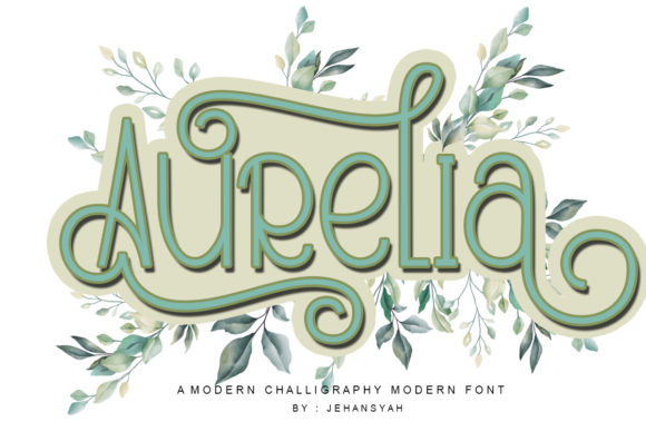 Aurelia: The Organic Display Font for Modern Design