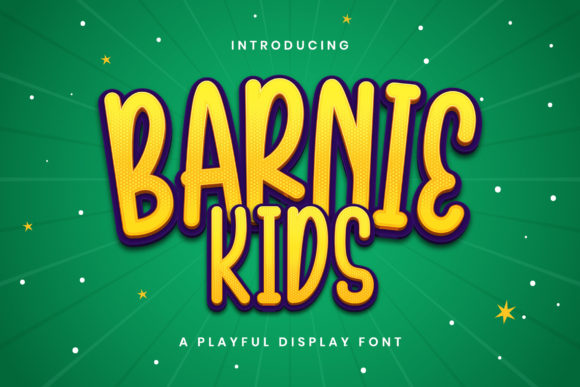 Barnie Kids: A Playful Font for Creative Projects