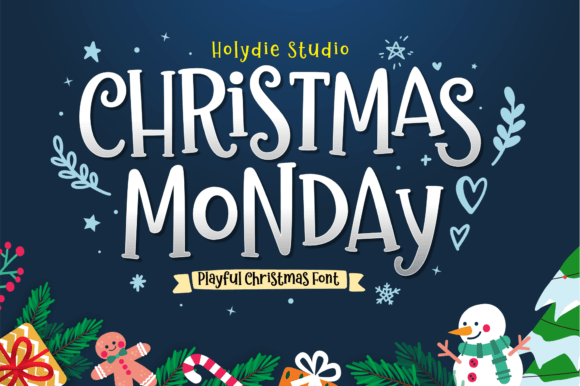 Christmas Monday: A Quirky Font for Winter Designs