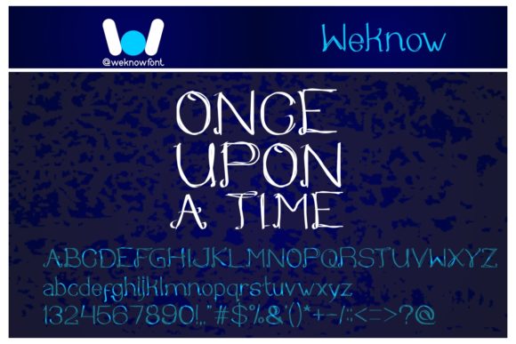 Enchanting Visual Storytelling with Once Upon a Time Font