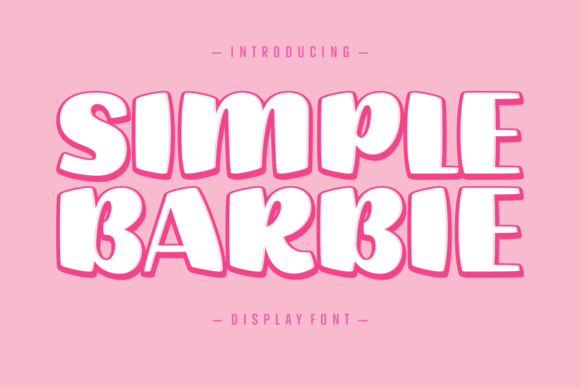 Simple Barbie Font: Whimsical Typography for Joyful Design
